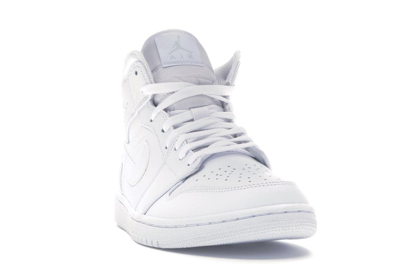 Jordan 1 Mid Triple White (2018)