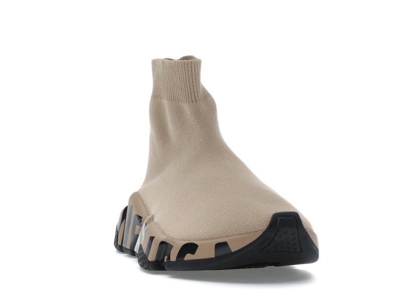 Balenciaga Speed Graffiti Beige Black (Women's)