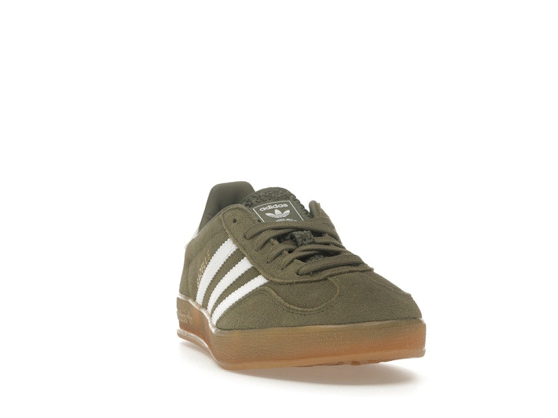 adidas Gazelle Indoor Olive Strata Cloud White Gum