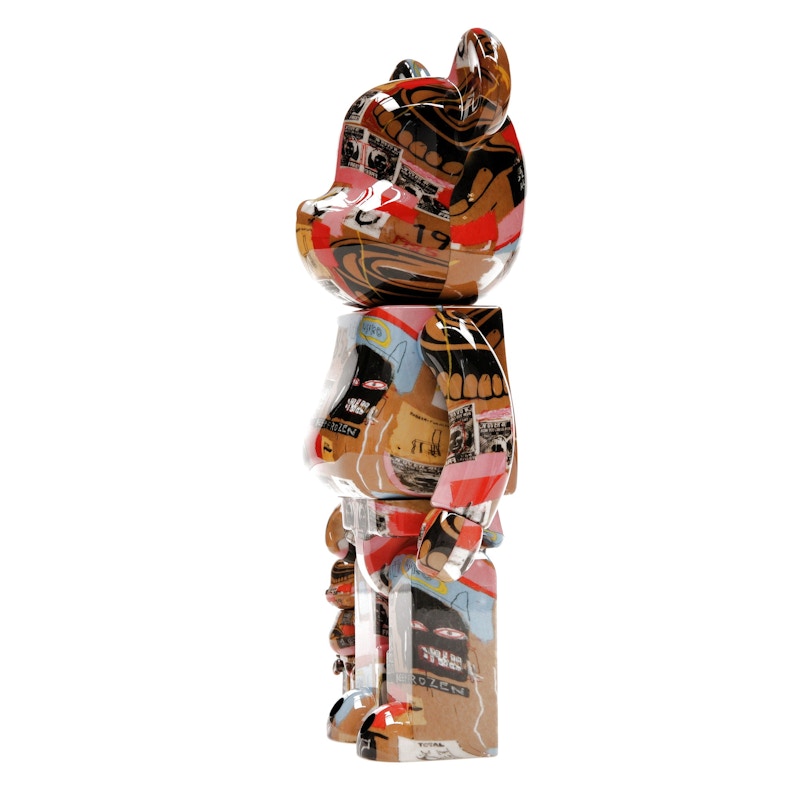 Bearbrick Andy Warhol x JEAN-MICHEL BASQUIAT #2 100% & 400% Set