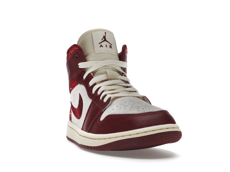 Jordan 1 Mid SE Tiki Leaf Team Red (Women's)