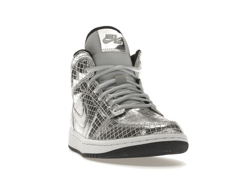Jordan 1 Mid SE Disco Metallic Silver (Women's)