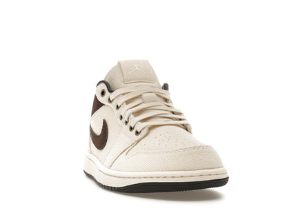 Jordan 1 Low Premium Pale Ivory Off Noir Baroque Brown