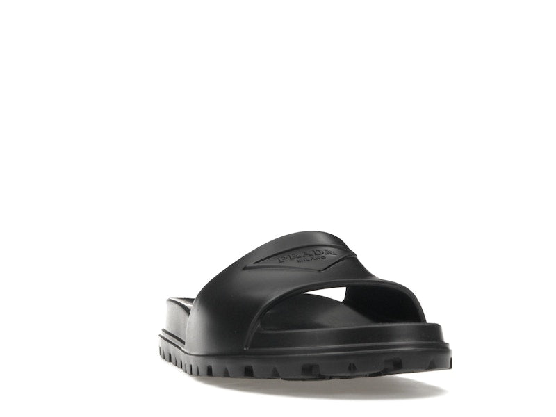 Prada Rubber Slides Black (Men's)