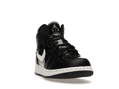 Jordan 1 Mid Black Speckle (GS)