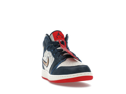 Jordan 1 Mid SE Take Flight Gold Swoosh (GS)