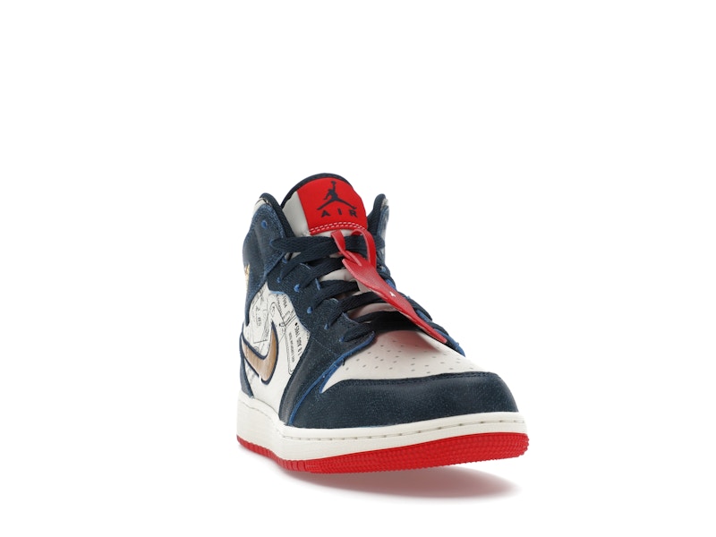 Jordan 1 Mid SE Take Flight Gold Swoosh (GS)