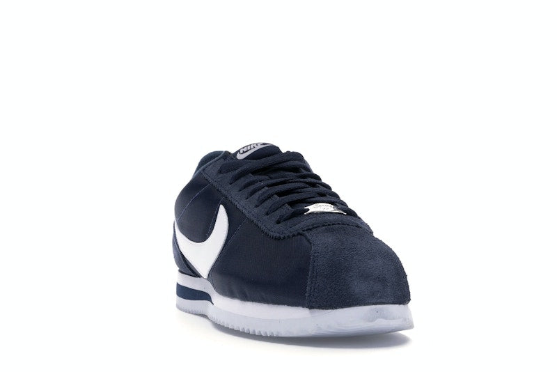 Nike Cortez Basic Nylon Obsidian White-Metallic Silver