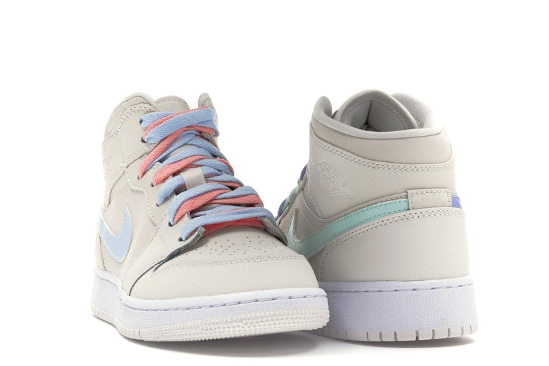 Jordan 1 Mid Multi-Color Swoosh Phantom (GS)