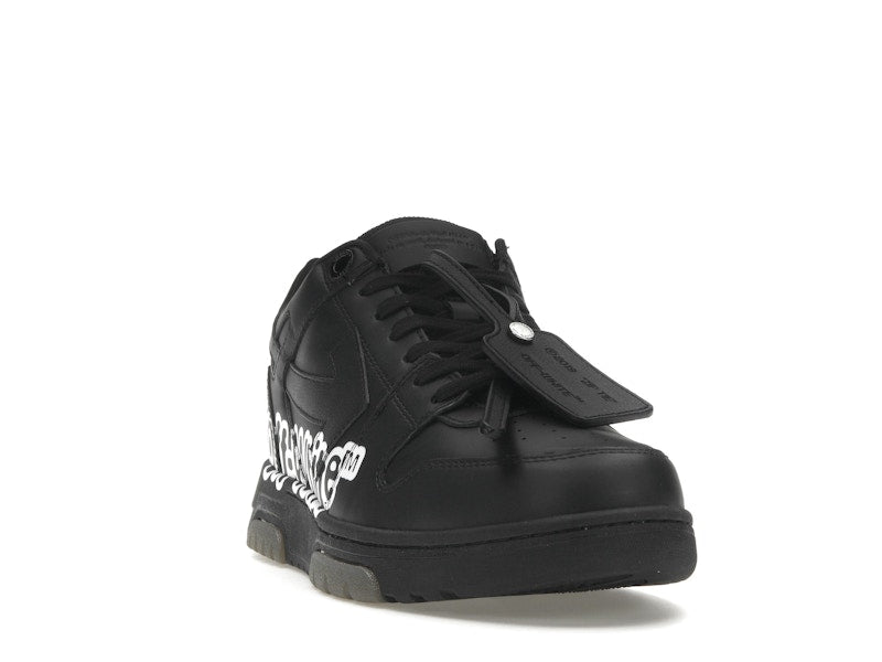 OFF-WHITE Out Of Office OOO Low Tops "Off-White" Black White