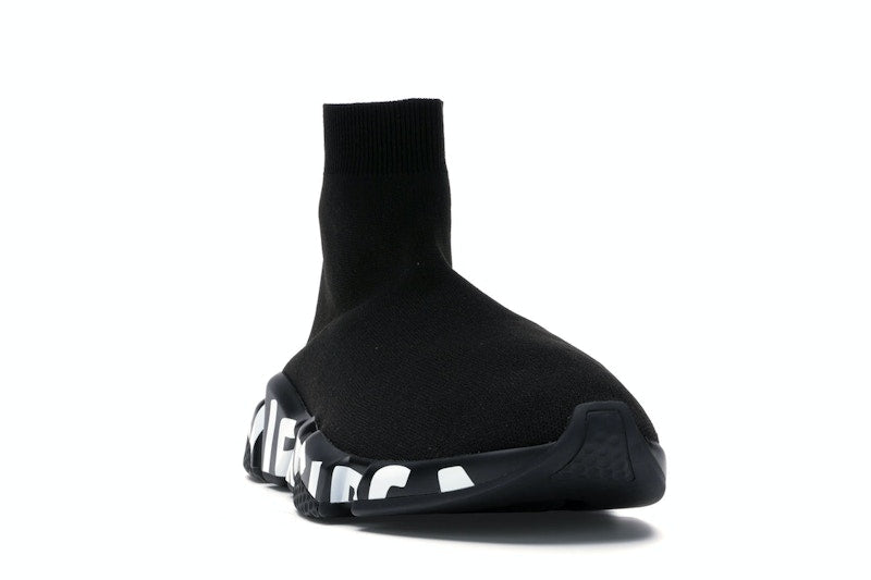 Balenciaga Speed Graffiti Trainers Black