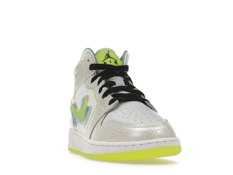 Jordan 1 Mid SE Warped Swoosh (GS)