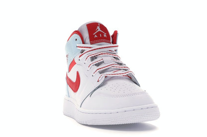Jordan 1 Mid White Topaz Mist (GS)
