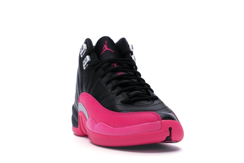 Jordan 12 Retro Black Deadly Pink (GS)