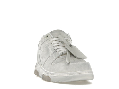 OFF-WHITE Out Of Office OOO Low Tops White Distressed
