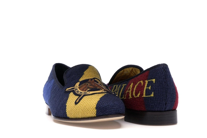 Ralph Lauren Formal Slipper Palace Engineered Equestrian Print