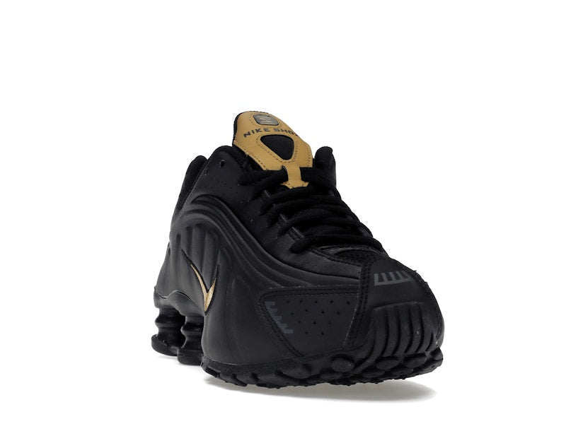 Nike Shox R4 Black Metallic Gold (GS)