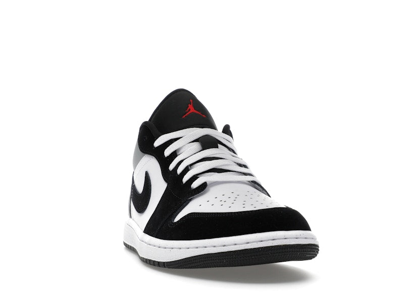 Jordan 1 Low SE White Fire Red Black Matte Silver