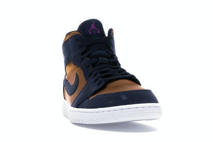Jordan 1 Mid Obsidian Desert Ochre