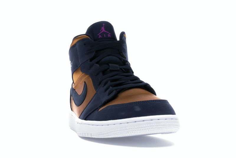 Jordan 1 Mid Obsidian Desert Ochre