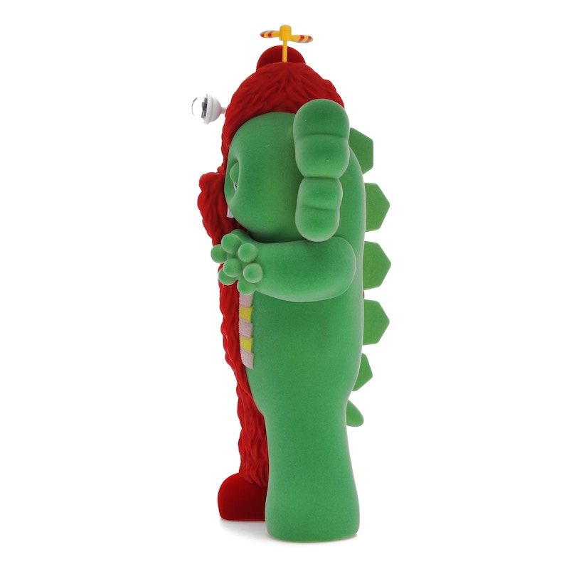 KAWS KACHAMUKKU Vinyl Figure Green/Red