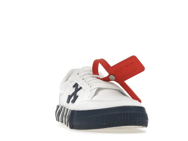 OFF-WHITE Vulcanized Low White Blue Canvas