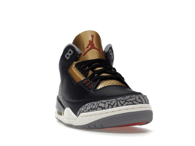Jordan 3 Retro Black Cement Gold (Women's)