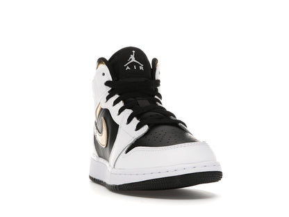 Jordan 1 Mid White Gold Black (GS)