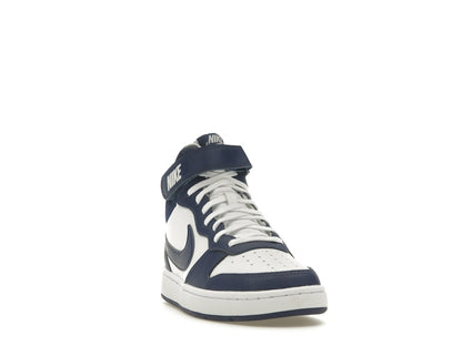 Nike Court Borough Mid 2 White Blue Void (GS)