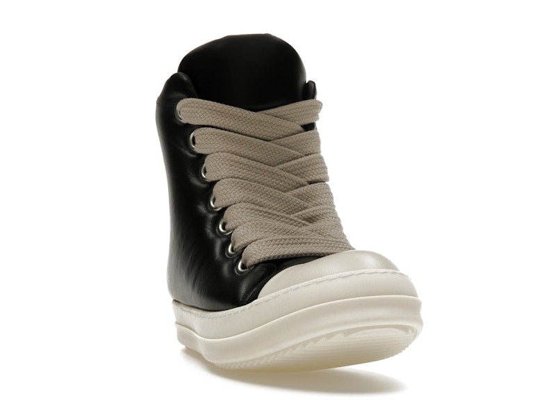 Rick Owens Jumbo Lace Padded Sneaks Black Milk