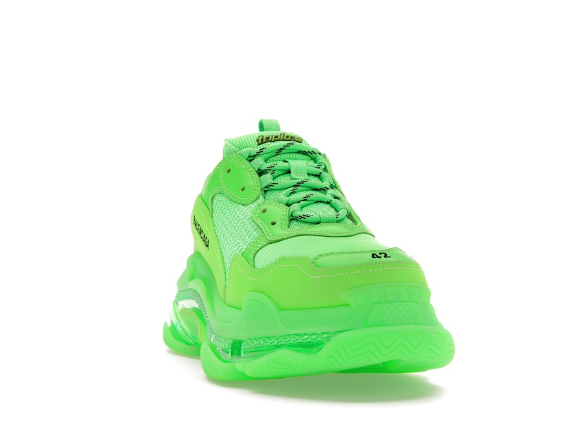 Balenciaga Triple S Neon Green Clear Sole