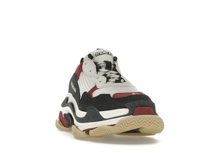 Balenciaga Triple S White Black Crimson