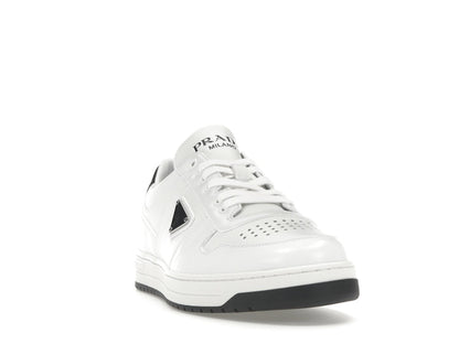 Prada Downtown Low Top Sneakers Leather White White Black