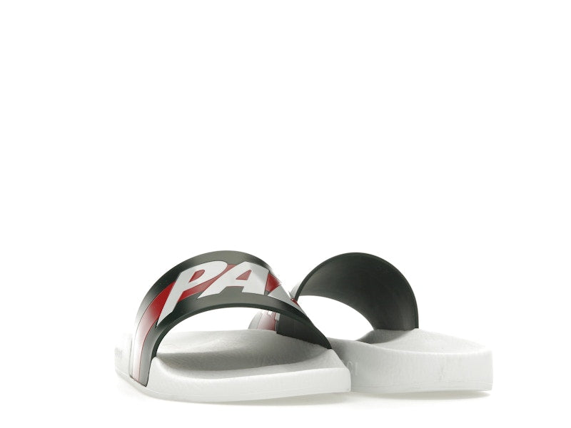 Palace x Gucci Logo Web Slide Sandal White
