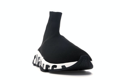 Balenciaga Speed Graffiti Trainers Black White