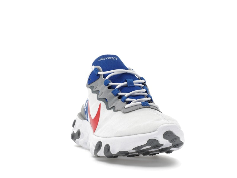 Nike React Element 55 White Game Royal Habanero Red