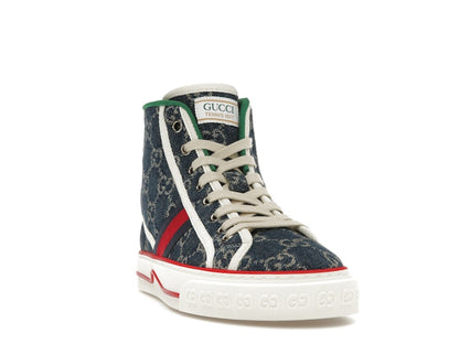 Gucci Tennis 1977 High Top Denim GG Print (Women's)