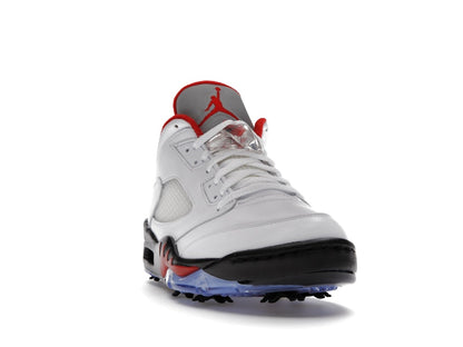 Jordan 5 Retro Low Golf Fire Red (Silver Tongue)