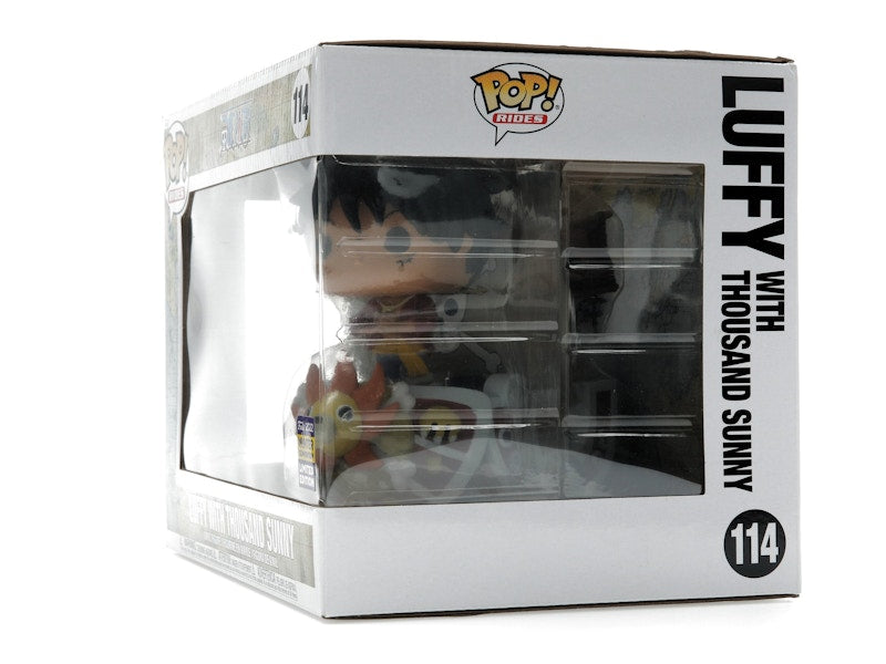 Funko Pop! Rides One Piece Luffy with Thousand Sunny 2022 Winter Convention Exclusive Figure #114