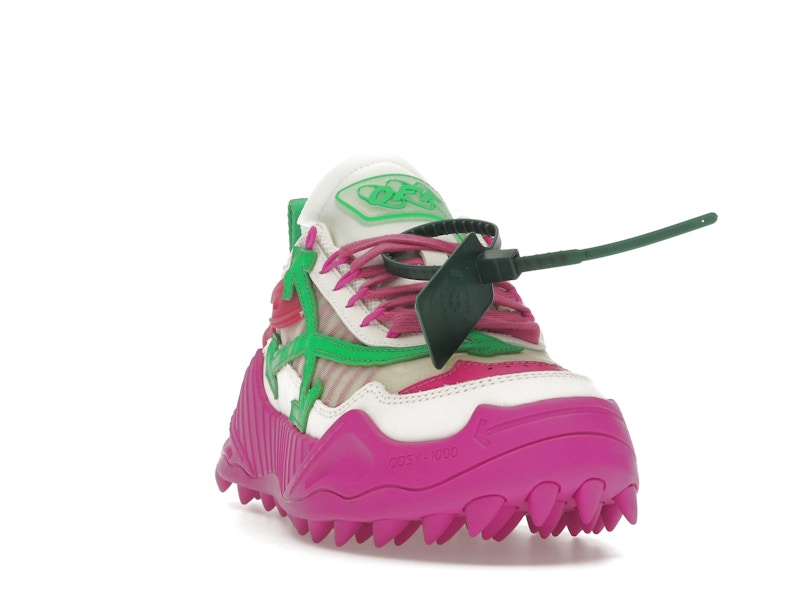 OFF-WHITE Odsy-1000 White Fuchsia Green (Women's)