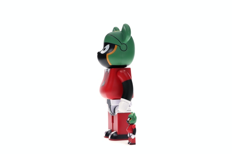 Bearbrick Marvin The Martian 100% & 400% Set Black/Red