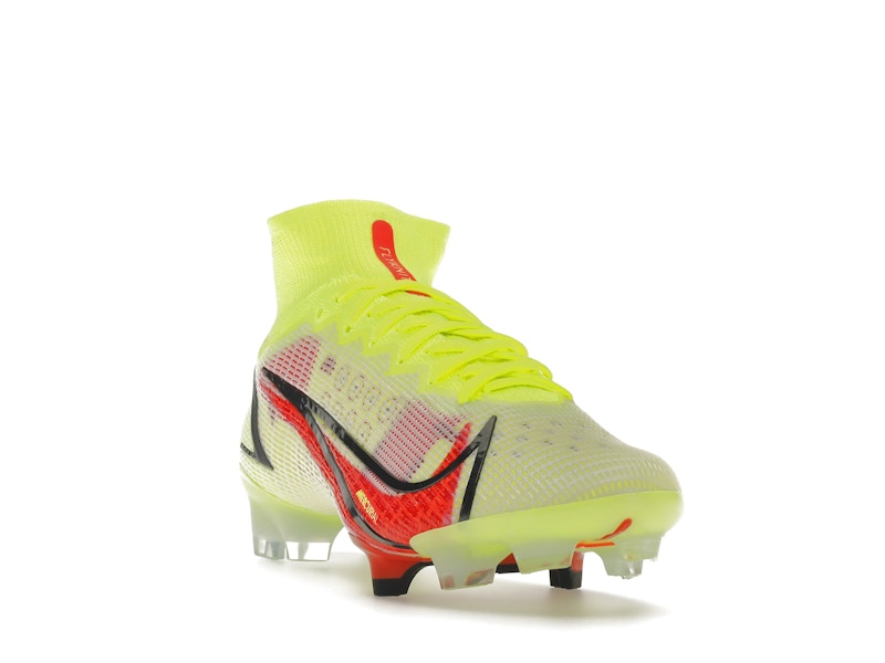 Nike Mercurial Superfly 8 Elite FG Volt Black Bright Crimson