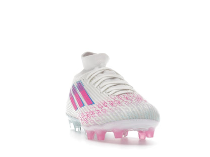 adidas F50 League Mid-Cut FG/AG Sparkfusion White Lucid Pink (Women's)