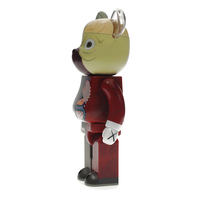 KAWS Bearbrick Dissected 400% Brown