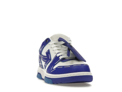 OFF-WHITE Out Of Office Sartorial Stitching White Dark Blue (Women's)