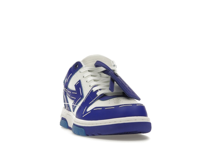 OFF-WHITE Out Of Office Sartorial Stitching White Dark Blue (Women's)