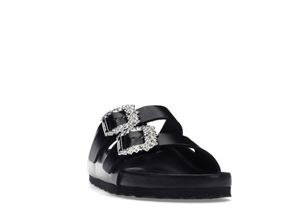 Birkenstock Arizona Manolo Blahnik Black