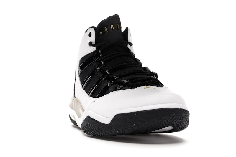 Jordan Max Aura White Metallic Gold Black