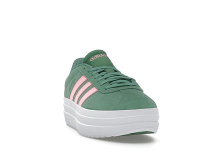 adidas VL Court Bold Preloved Green Pink Spark Ivory (Women's)