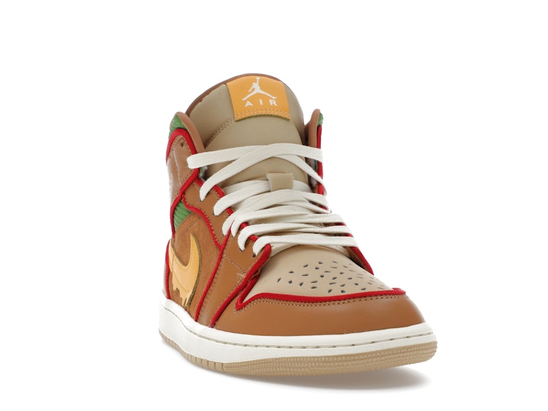 Jordan 1 Mid SE Cheeseburger